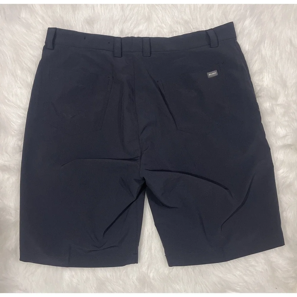Sligo Golf Shorts Gray Athletic Zip Flat Front Pockets Mens 34
